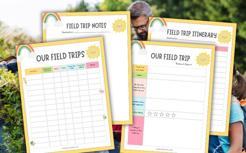 Free Printable Homeschool Field Trip Planner @ UnitStudyIdeas.com